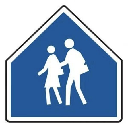 Accuform PEDESTRIAN SIGNS 24 in  X 24 in  HIGH FRW330HP